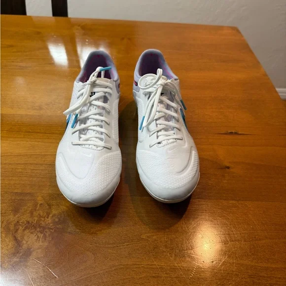 Nike Tiempo Legend 9 Elite FG White and Baltic Blue